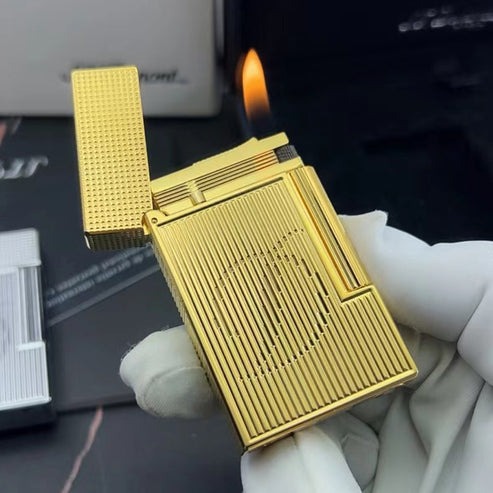 Memorial Big D logo Engraving S.T.Dupont Cigarette Gas Lighter #153 - Image 5