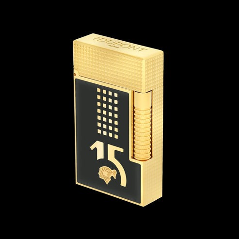 S.T. Dupont Ligne 2 Behike Black and Gold Lacquer Luxury Lighter#212 - Image 4