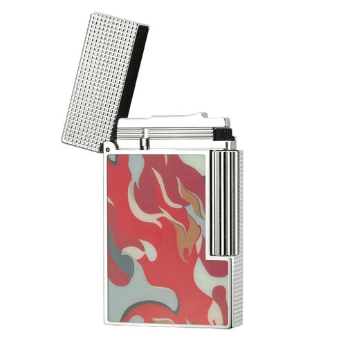 S.T. Dupont Ligne 2 Camo Guilloche Cling Flame Lighter #198 - Image 10