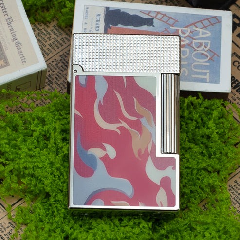 S.T. Dupont Ligne 2 Camo Guilloche Cling Flame Lighter #198 - Image 3