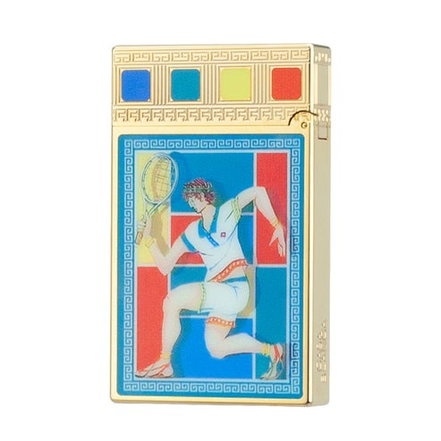 Double Flames S.T. Dupont Ligne 2 Casablanca Multicolor Mosaic Lighter#201 - Image 11