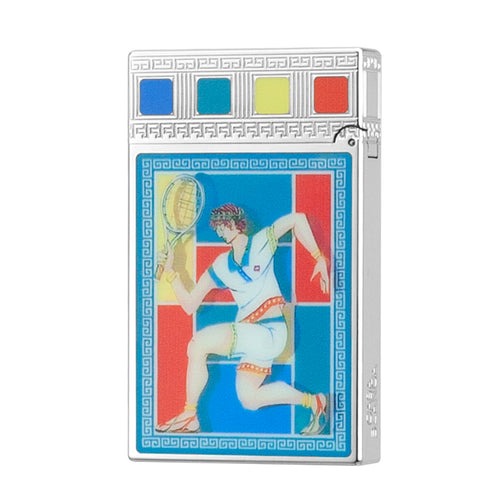 Double Flames S.T. Dupont Ligne 2 Casablanca Multicolor Mosaic Lighter#201 - Image 8