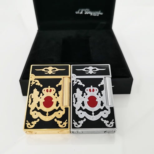 Dupont Coat Of Arms Lighter #090 - Image 3