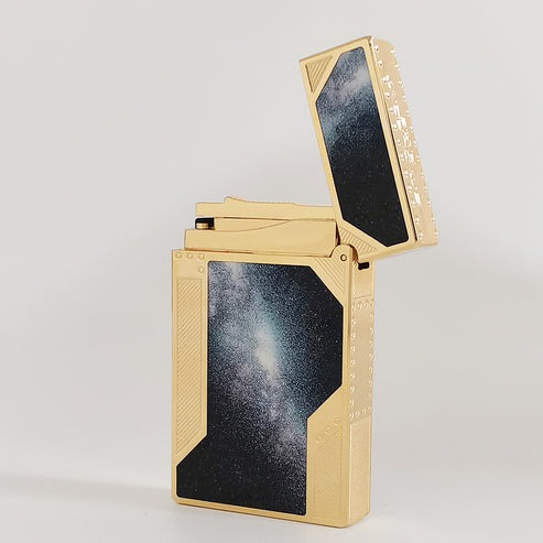 S.T. Dupont Lighter Space Odyssey Collection Limited Edition #154 Gold|Silver - Image 4
