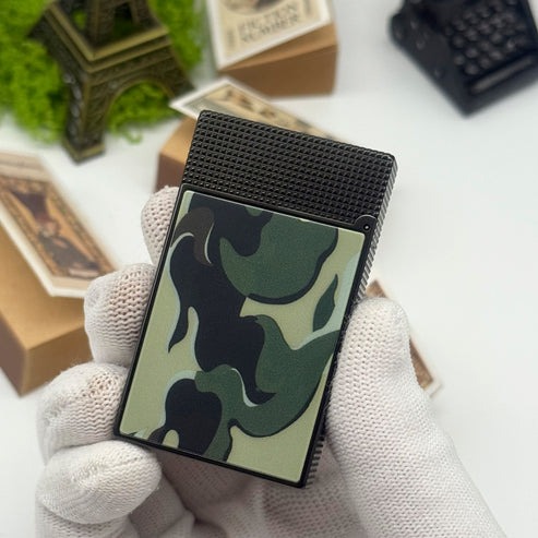 S.T. Dupont Ligne 2 Camo Guilloche Cling Flame Lighter #198 - Image 7
