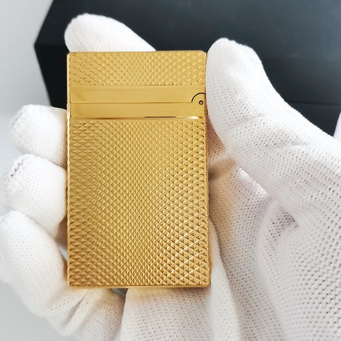 Ligne-2 Classic Dupont Cigarette Lighter Twisted Plaid Engraving #028 - Image 7