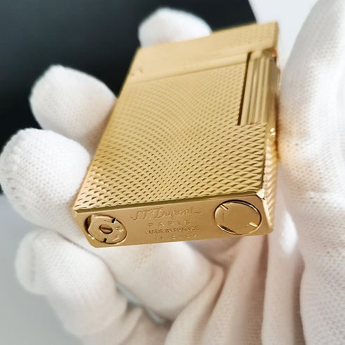 Ligne-2 Classic Dupont Cigarette Lighter Twisted Plaid Engraving #028 - Image 6