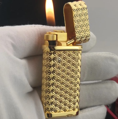 Cartier Lighter Luxury Diamond Carving Portable #048 - Image 4