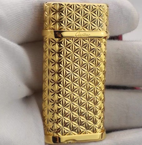 Cartier Lighter Luxury Diamond Carving Portable #048 - Image 3