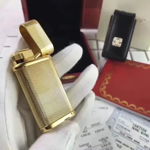 Cartier Lighter Vertical Pattern Style Inflatable Cigar Lighter #038 - Image 4