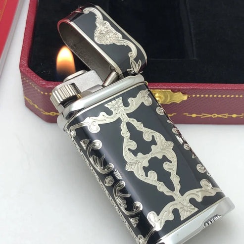 Cartier Lighter Vintage Lacquer Design #028 - Image 3