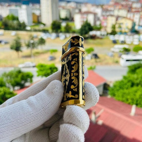 Cartier Lighter Vintage Lacquer Design #028 - Image 8