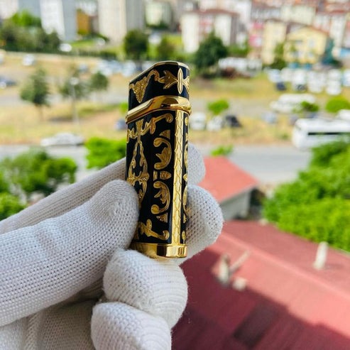 Cartier Lighter Vintage Lacquer Design #028 - Image 9