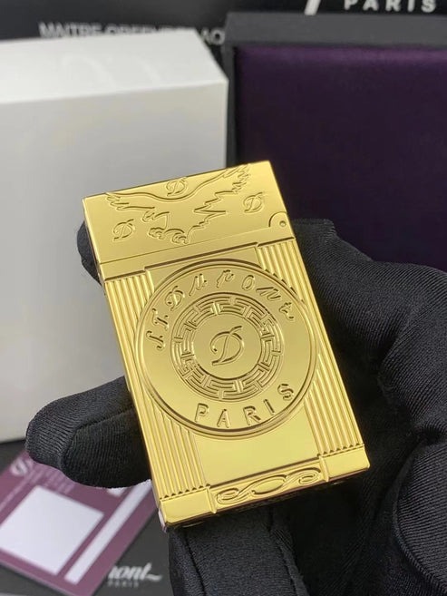 Classical Brass S.T Dupont Lighter #093 - Image 5