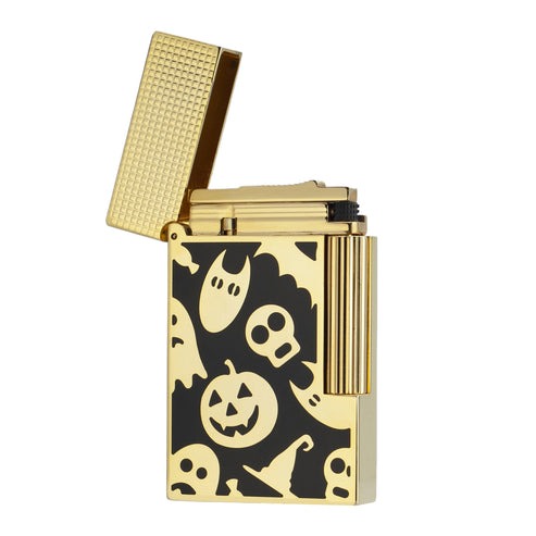 Dupont Lighter with Halloween Skeleton Element Design#170 - Image 3