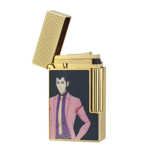S.T. Dupont Ligne 2 Lupin VS Cat's Eye Edition Black Gold Lighter#205 - Image 5