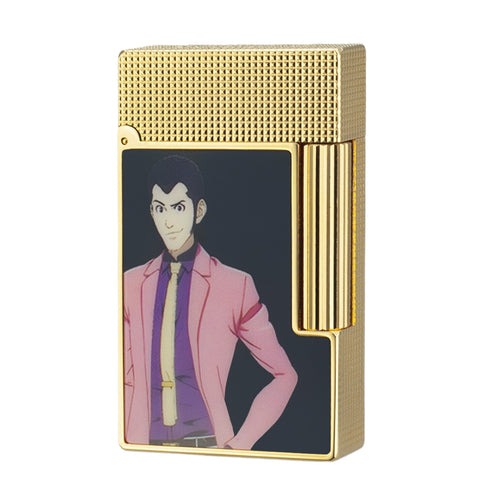 S.T. Dupont Ligne 2 Lupin VS Cat's Eye Edition Black Gold Lighter#205
