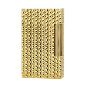 ST Dupont Lighter with Hexagon Geometric Engraved #125